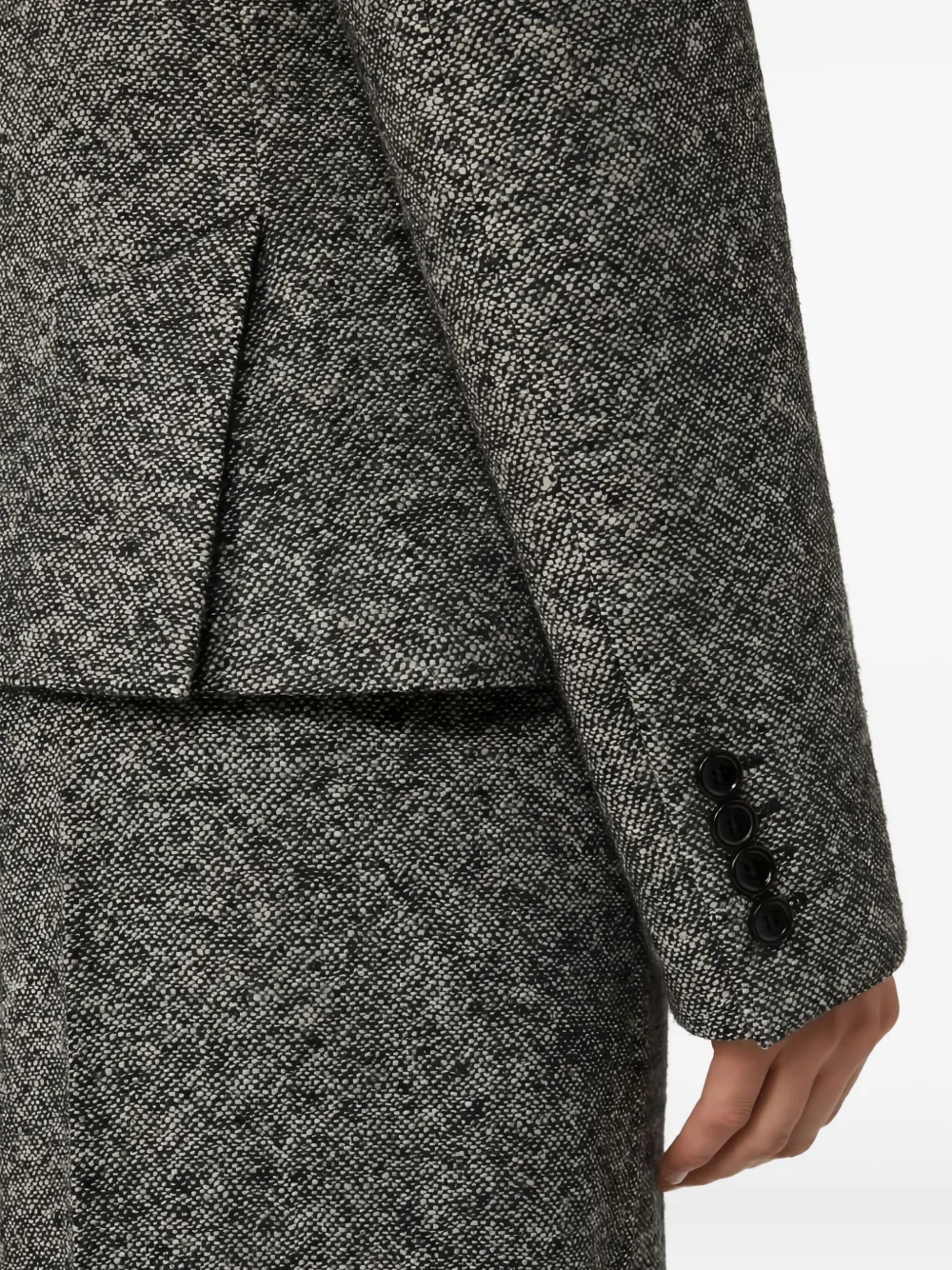 Max Mara Blazer met enkele knoop Grijs