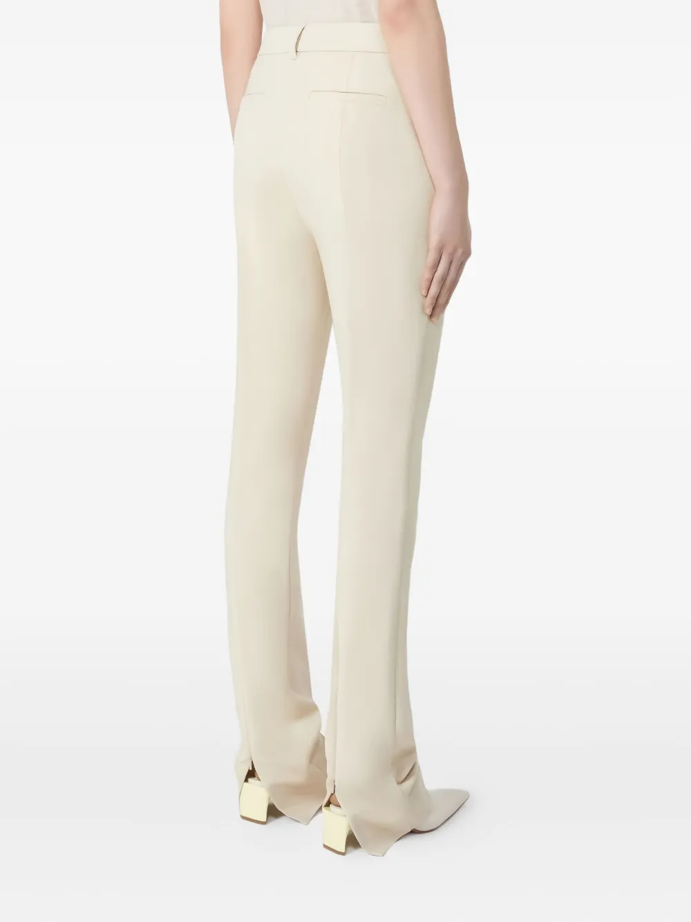 Max Mara Cropped broek Beige