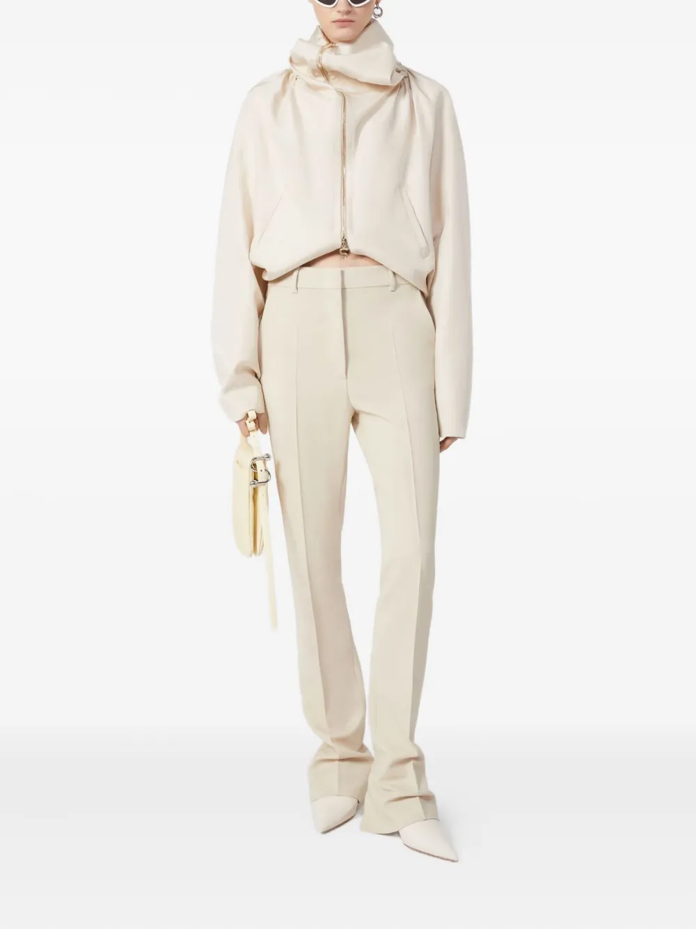 Max Mara split-hem trousers - Beige