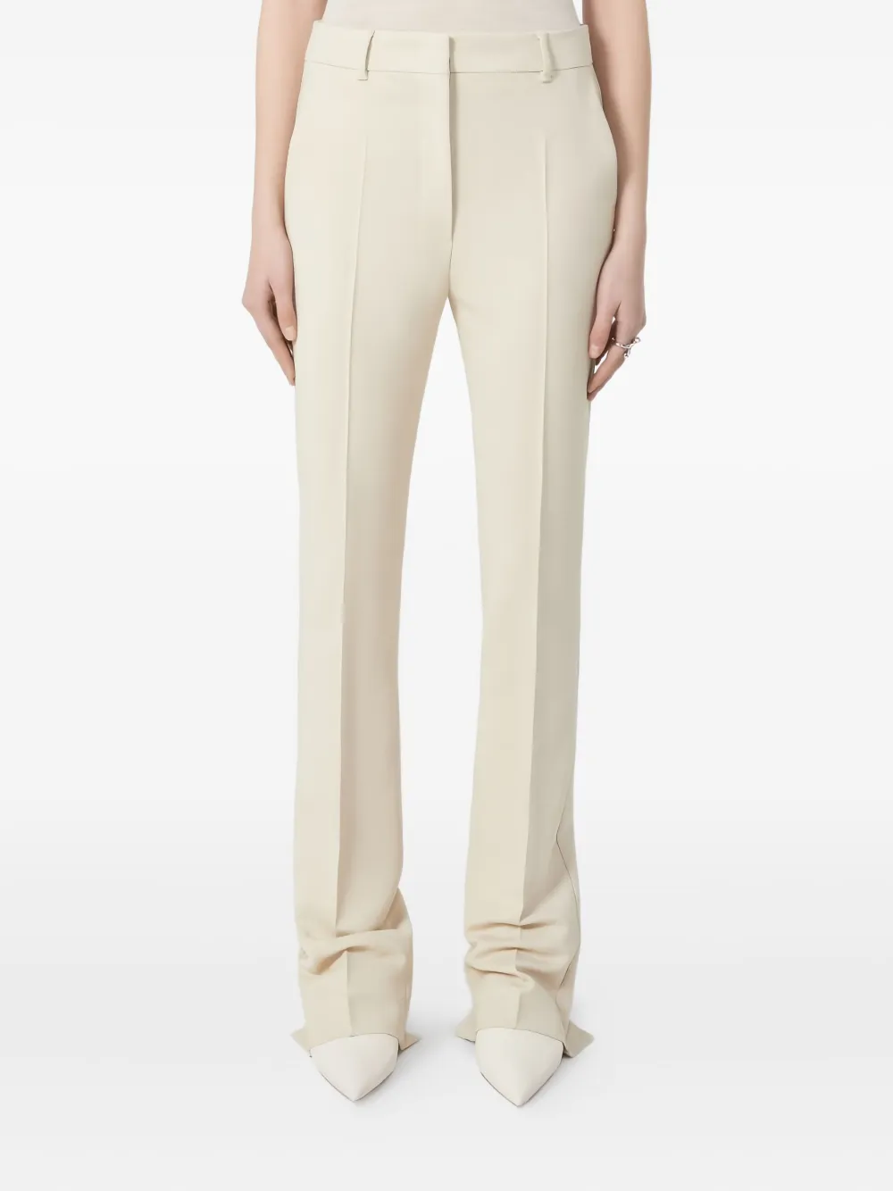 Max Mara Cropped broek Beige