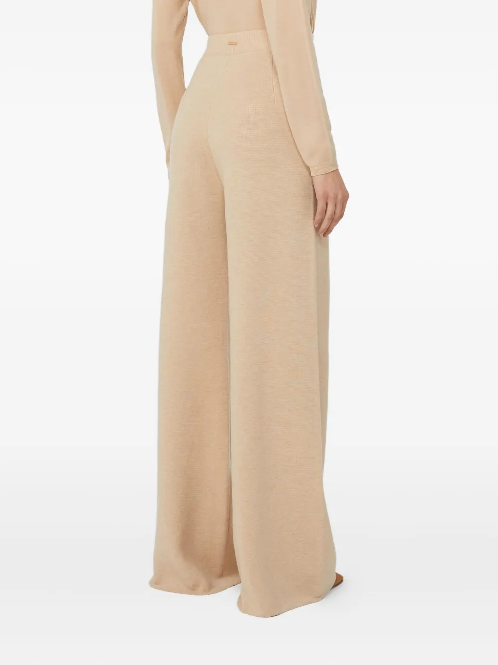 Max Mara Knitted Trousers In Neutral