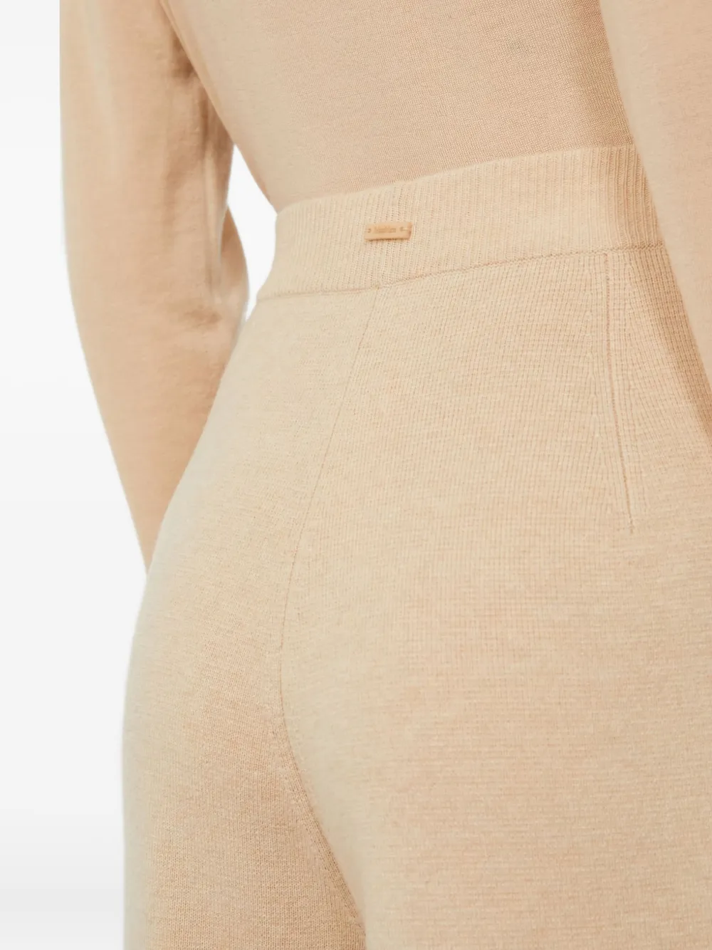 Max Mara Knitted Trousers In Neutral