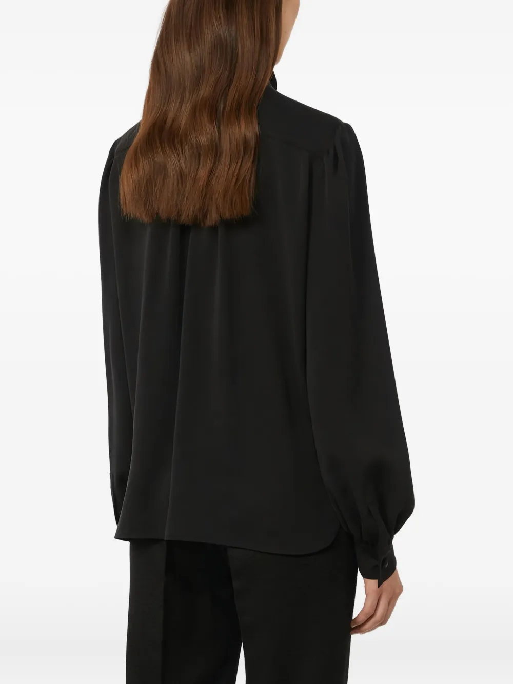 Max Mara tie-neck puff-sleeve blouse | Blouses | Image 2