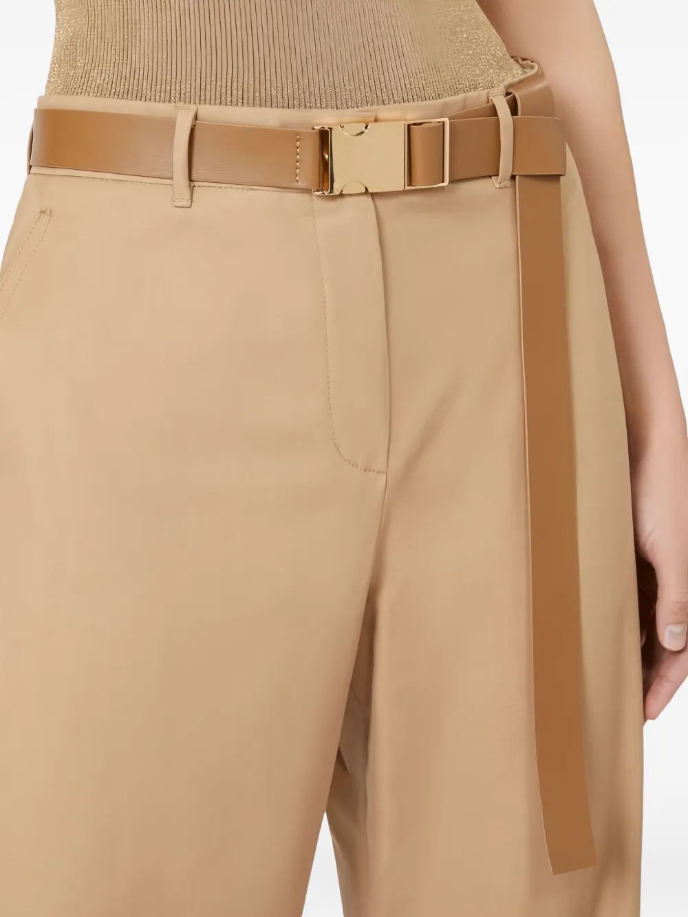 Max Mara Oversized broek Beige