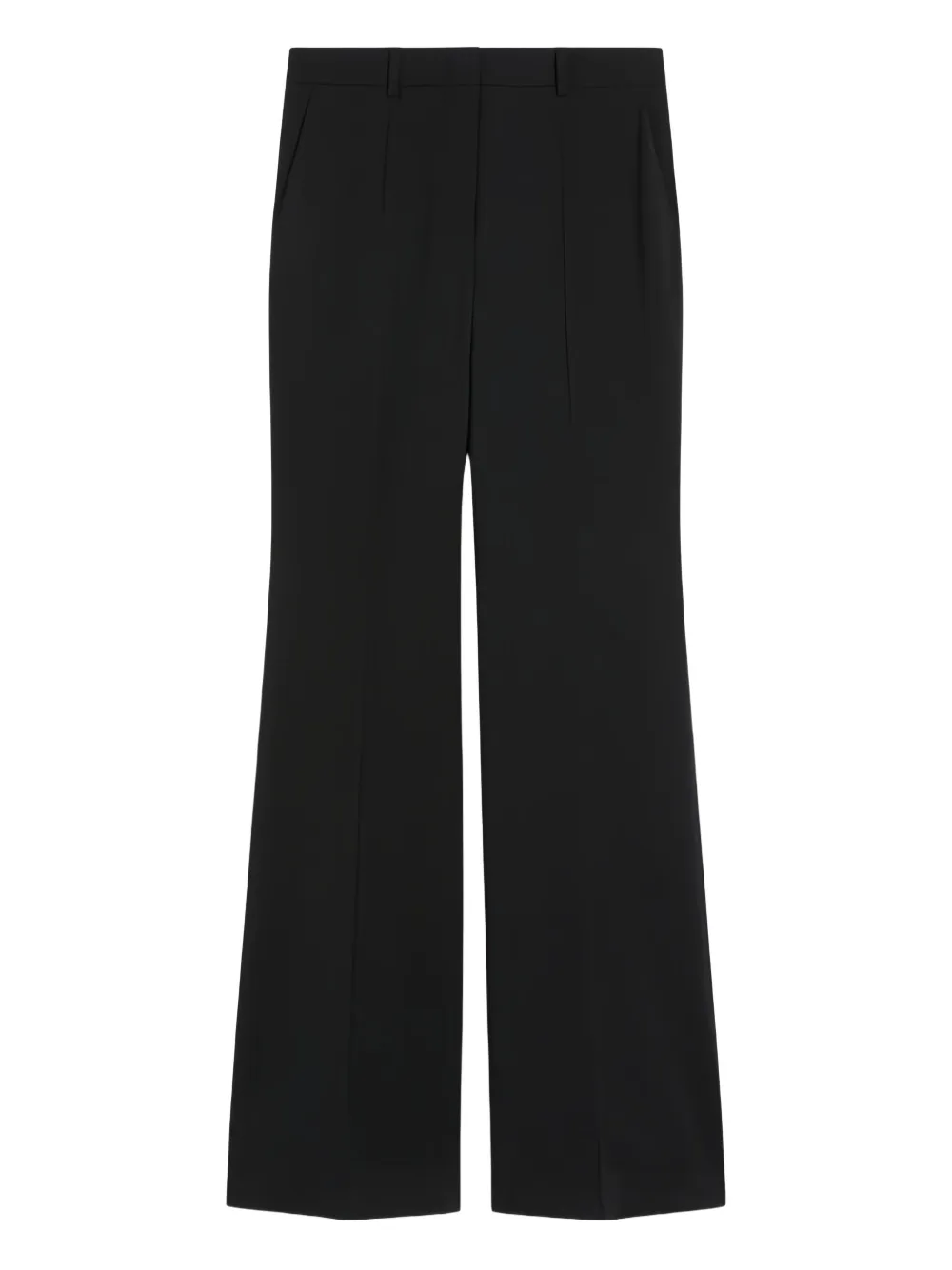 Max Mara Broek met geplooide voorkant Zwart