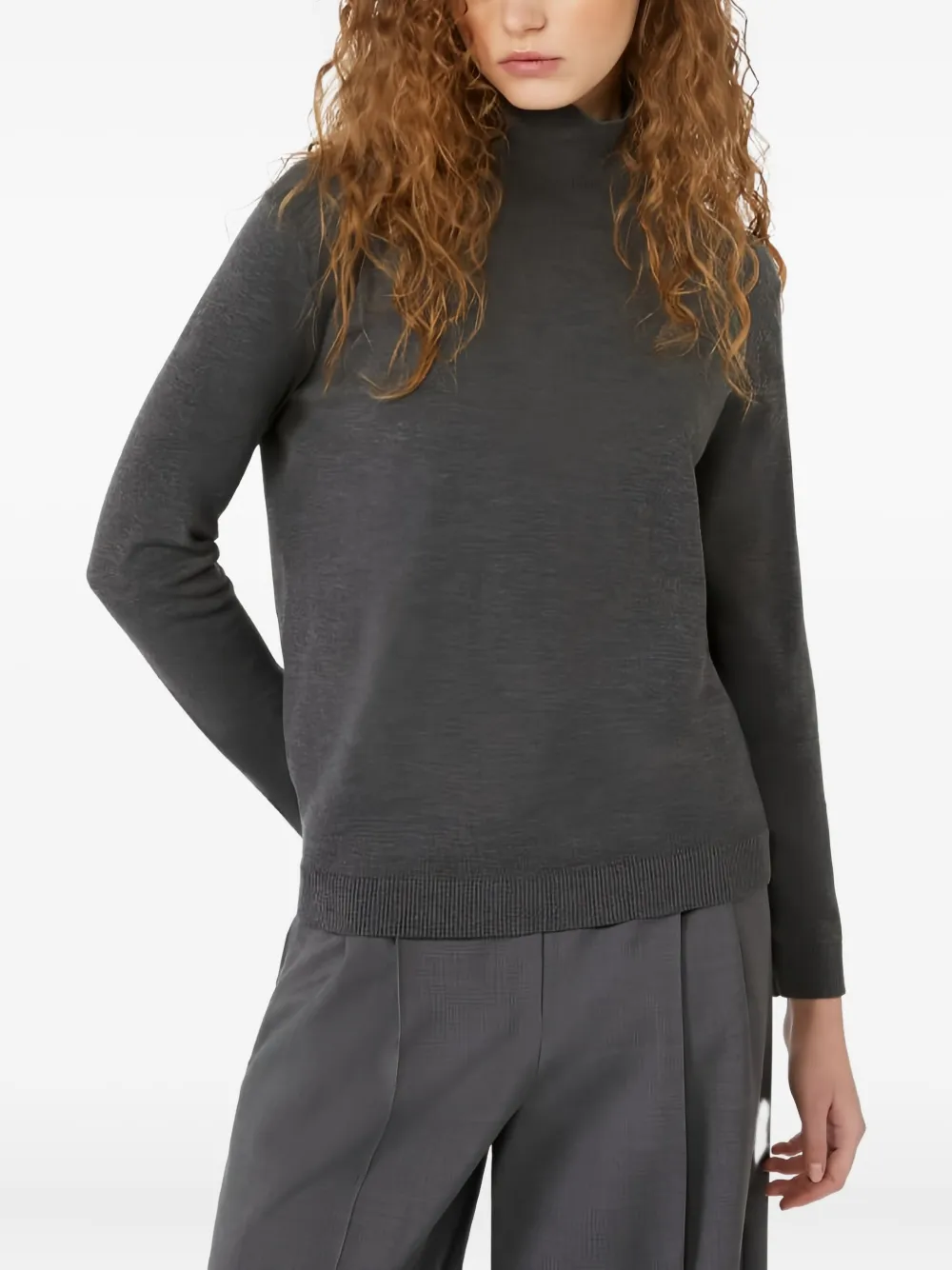 Weekend Max Mara Trui met hoge hals Grijs