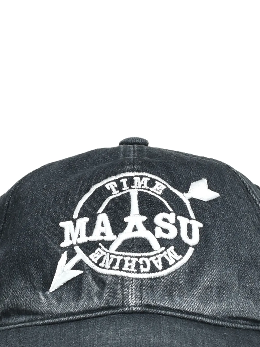  Masu Embroidered-logo Baseball Cap - Grey 