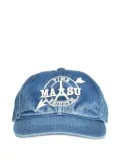 MASU embroidered-logo denim cap - Blue