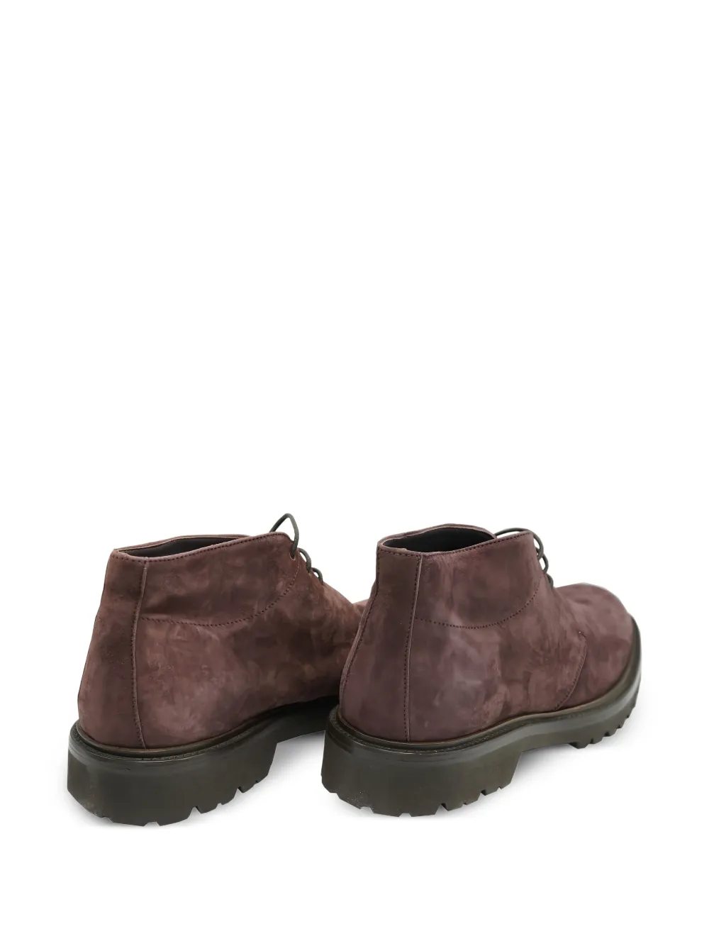 Andrea Ventura Chucca T suède desert boots met veters Bruin