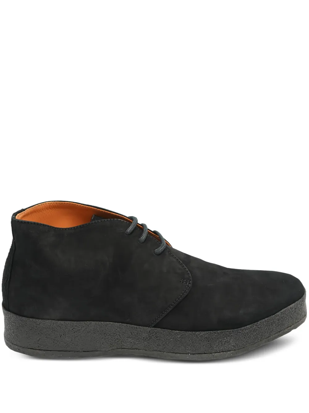 Andrea Ventura desert boots en daim à lacets | noir | Image 1