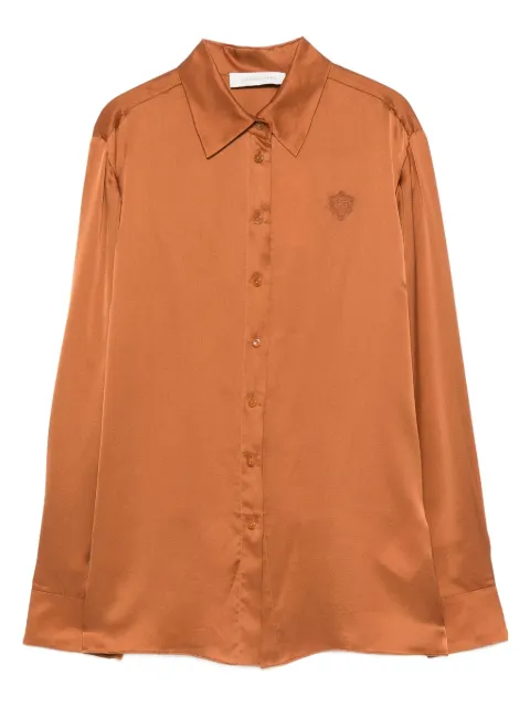 ZIMMERMANN embroidered silk shirt