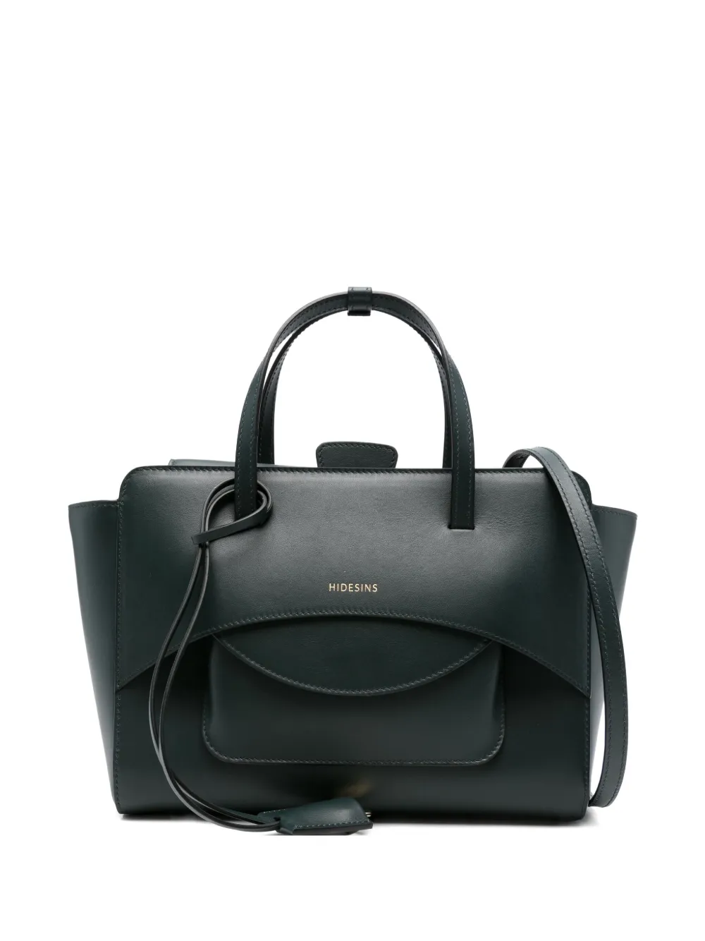 HIDESINS small leather tote bag | Green | Image 1