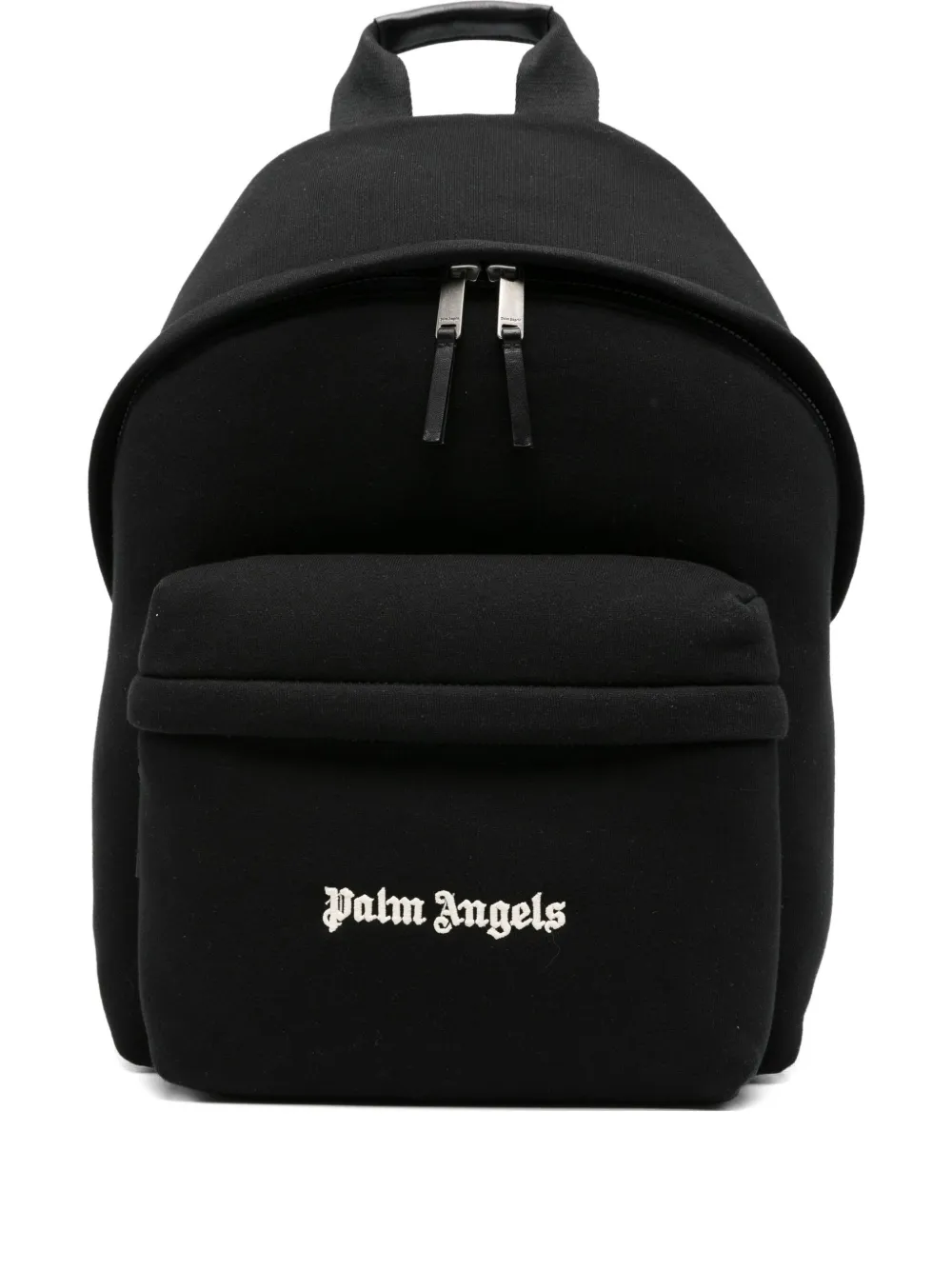 Palm Angels logo-embroidered backpack Zwart