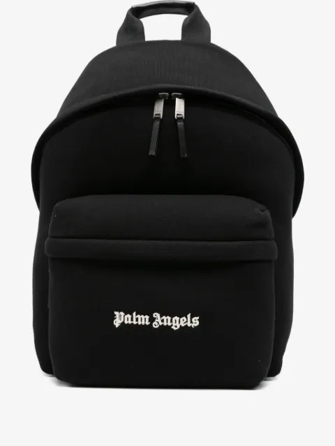 Palm Angels logo-embroidered backpack