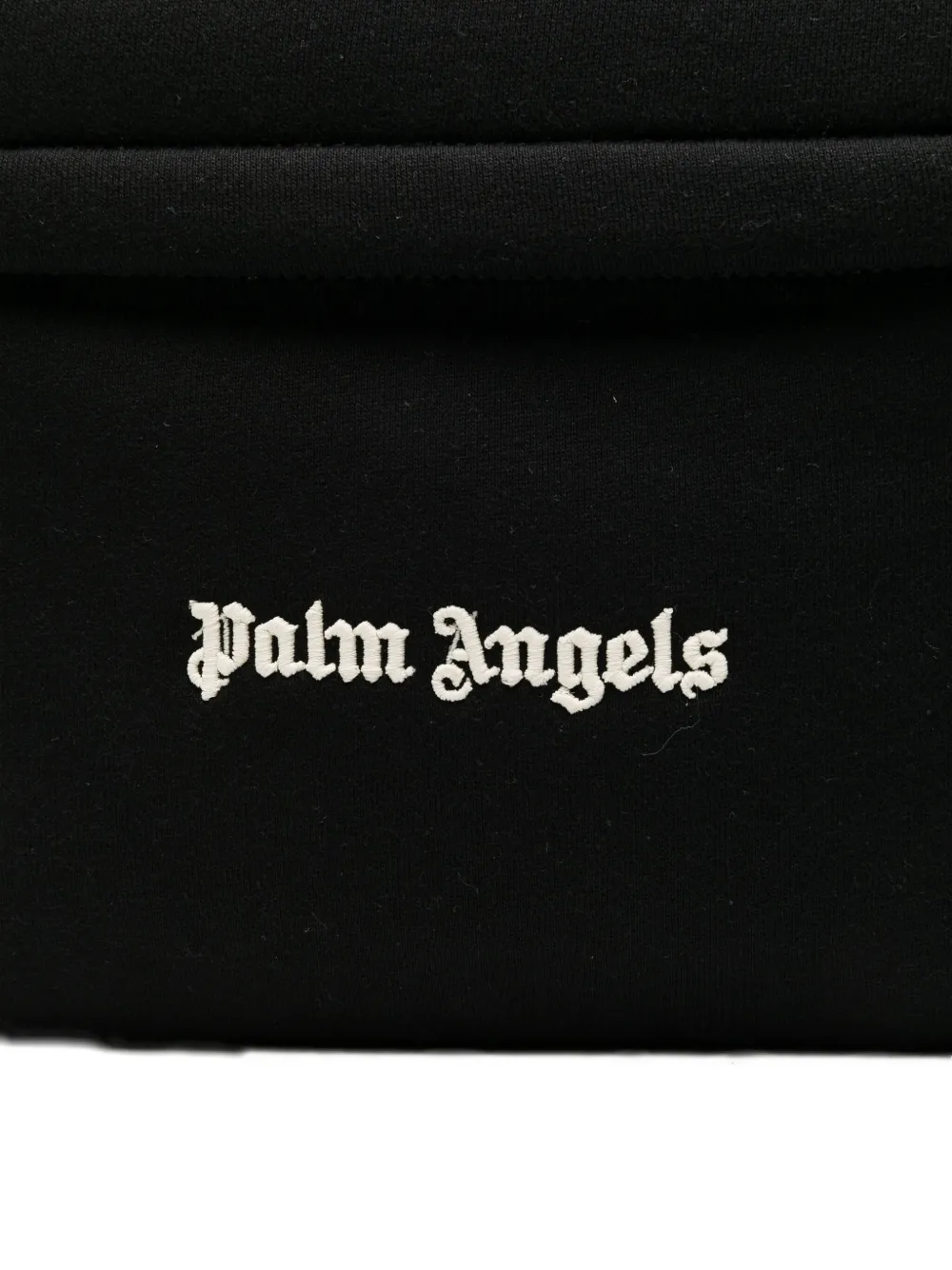 Palm Angels logo-embroidered backpack Zwart