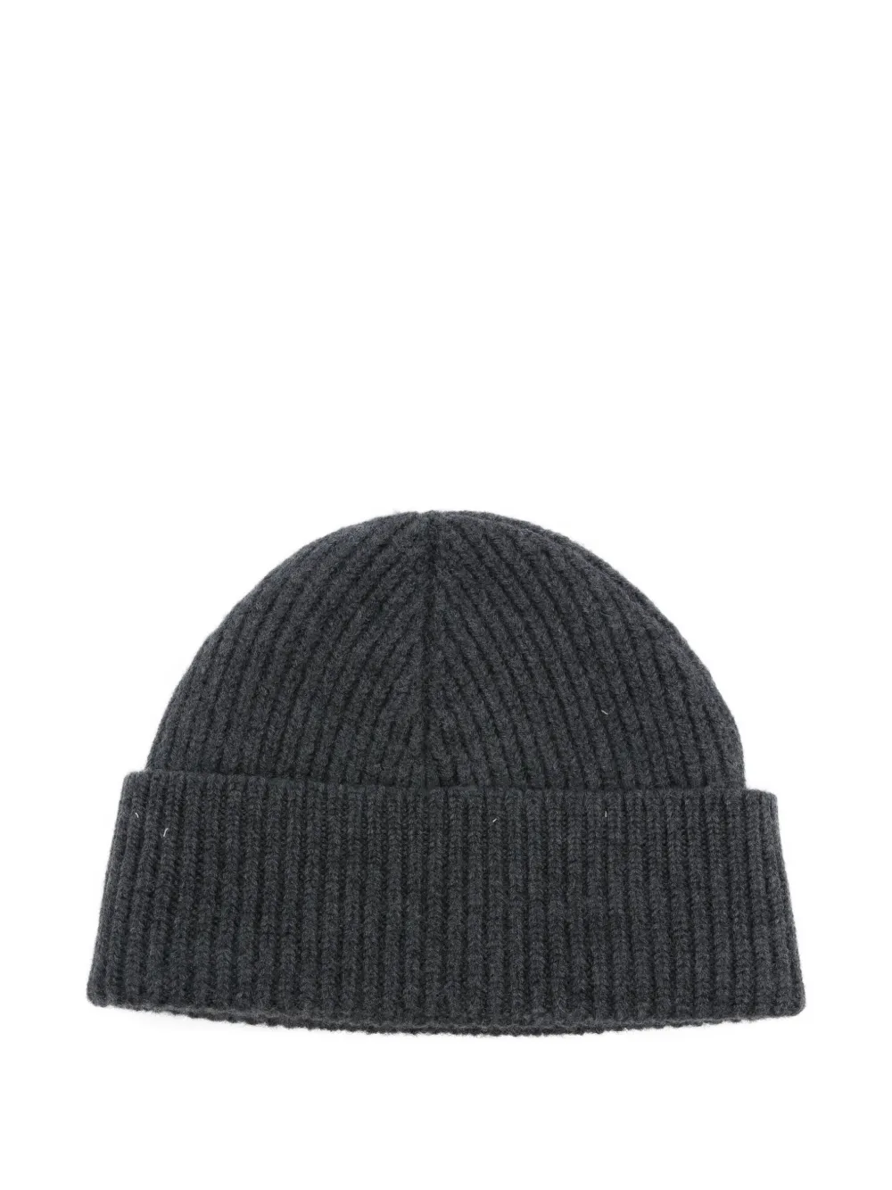 AMI Paris embroidered-logo beanie - Grijs