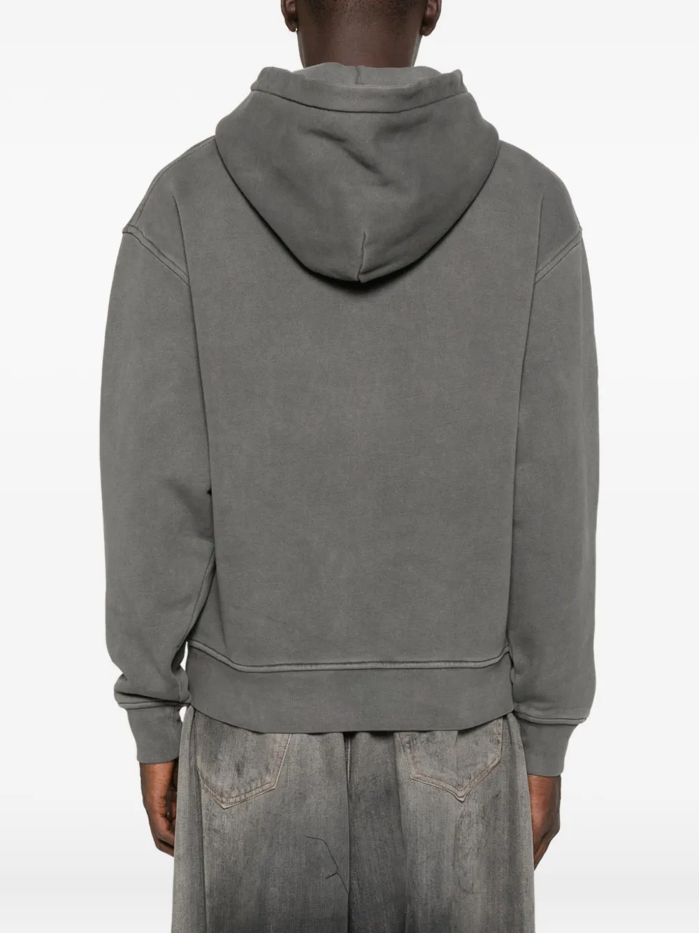 Palm Angels Hoodie met logoprint Grijs