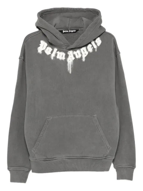 Palm Angels logo-print hoodie