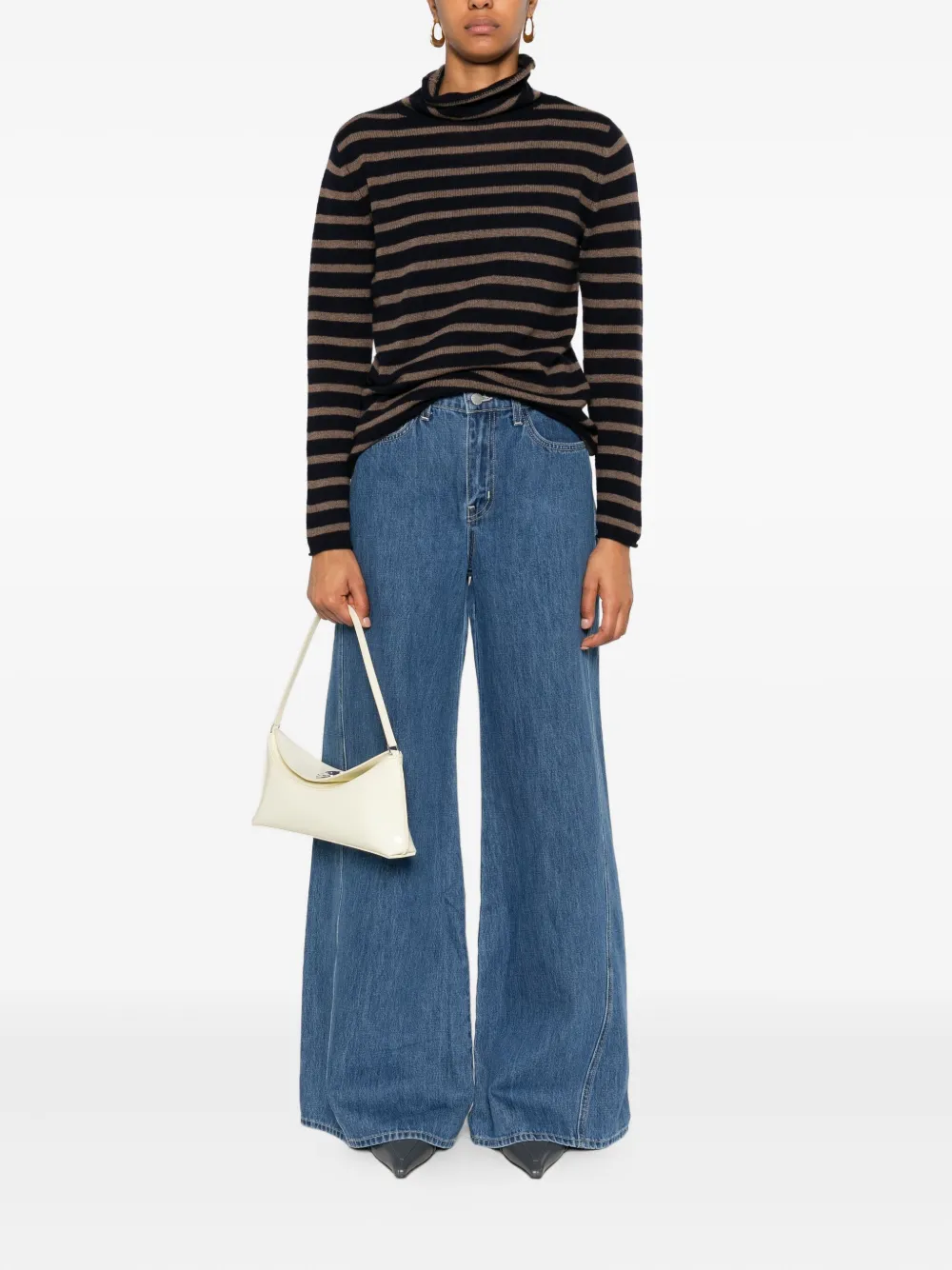 BeYou Gestreepte trui Blauw