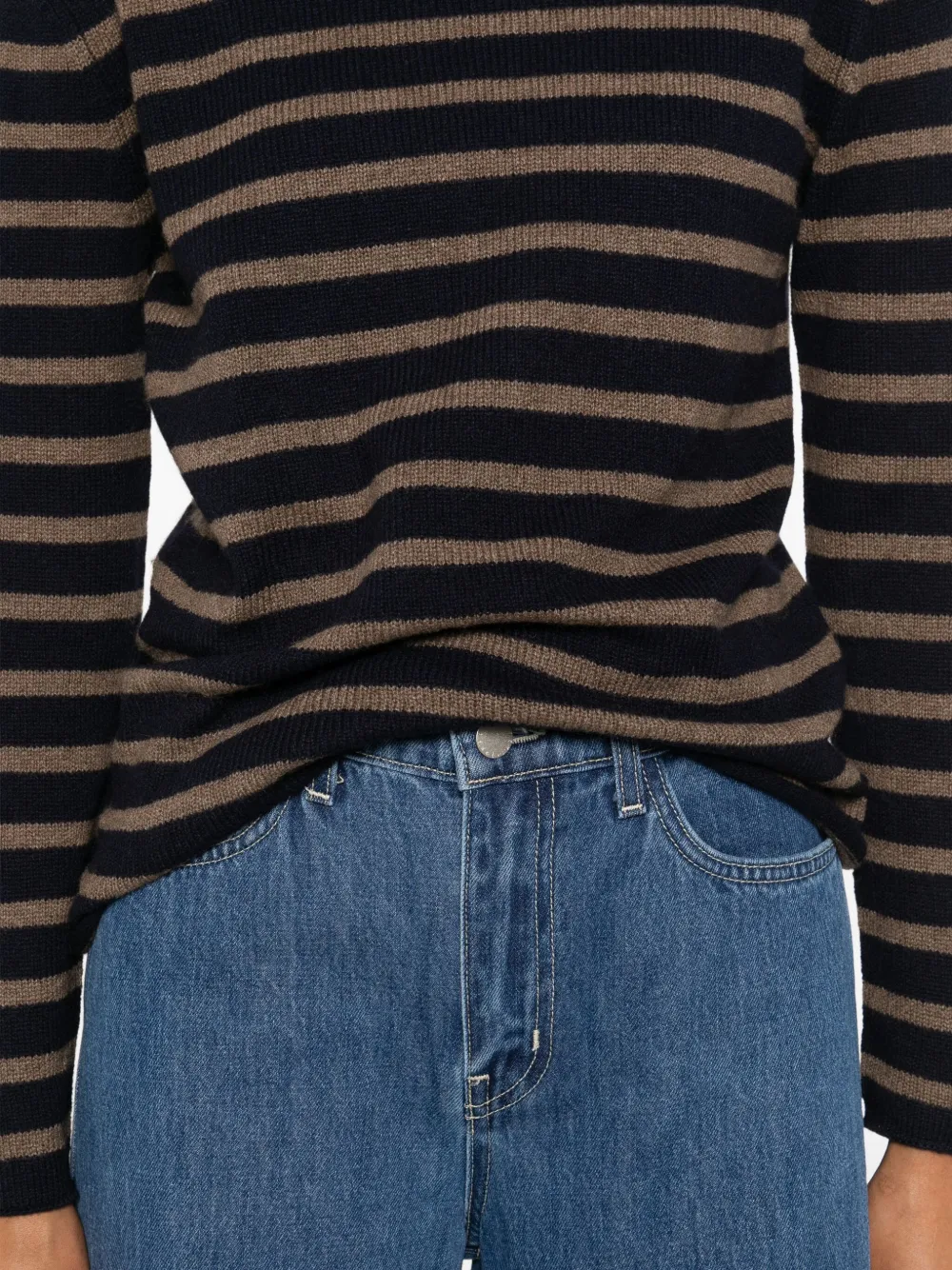 BeYou Gestreepte trui Blauw