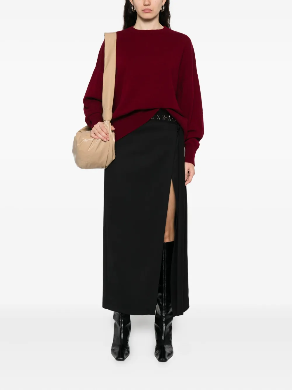 BeYou Kasjmier trui Rood