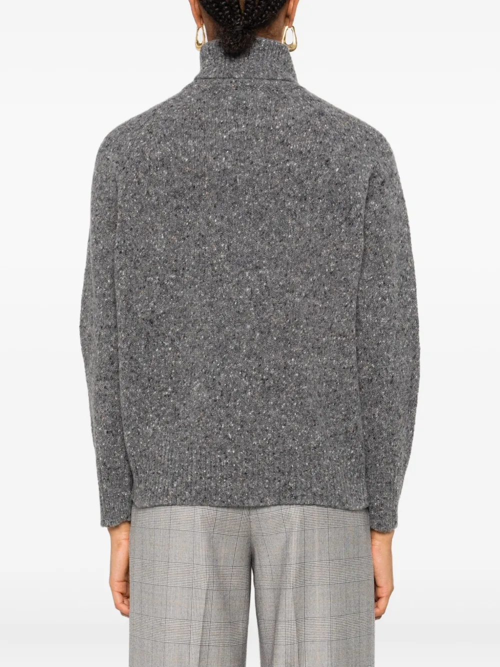 BeYou long-sleeve turtleneck sweater Grijs