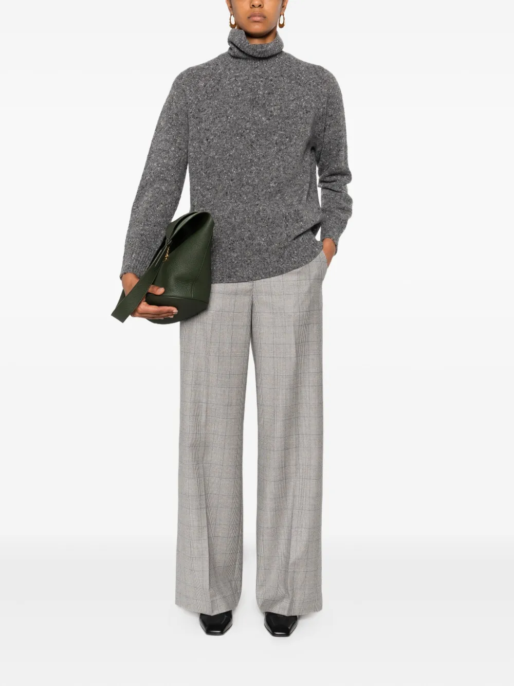 BeYou long-sleeve turtleneck sweater Grijs