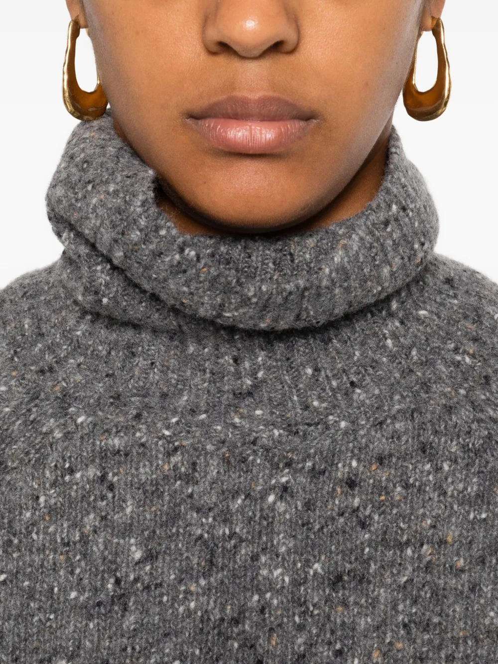 BeYou long-sleeve turtleneck sweater Grijs