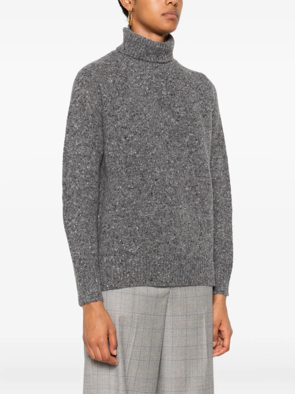 BeYou long-sleeve turtleneck sweater Grijs
