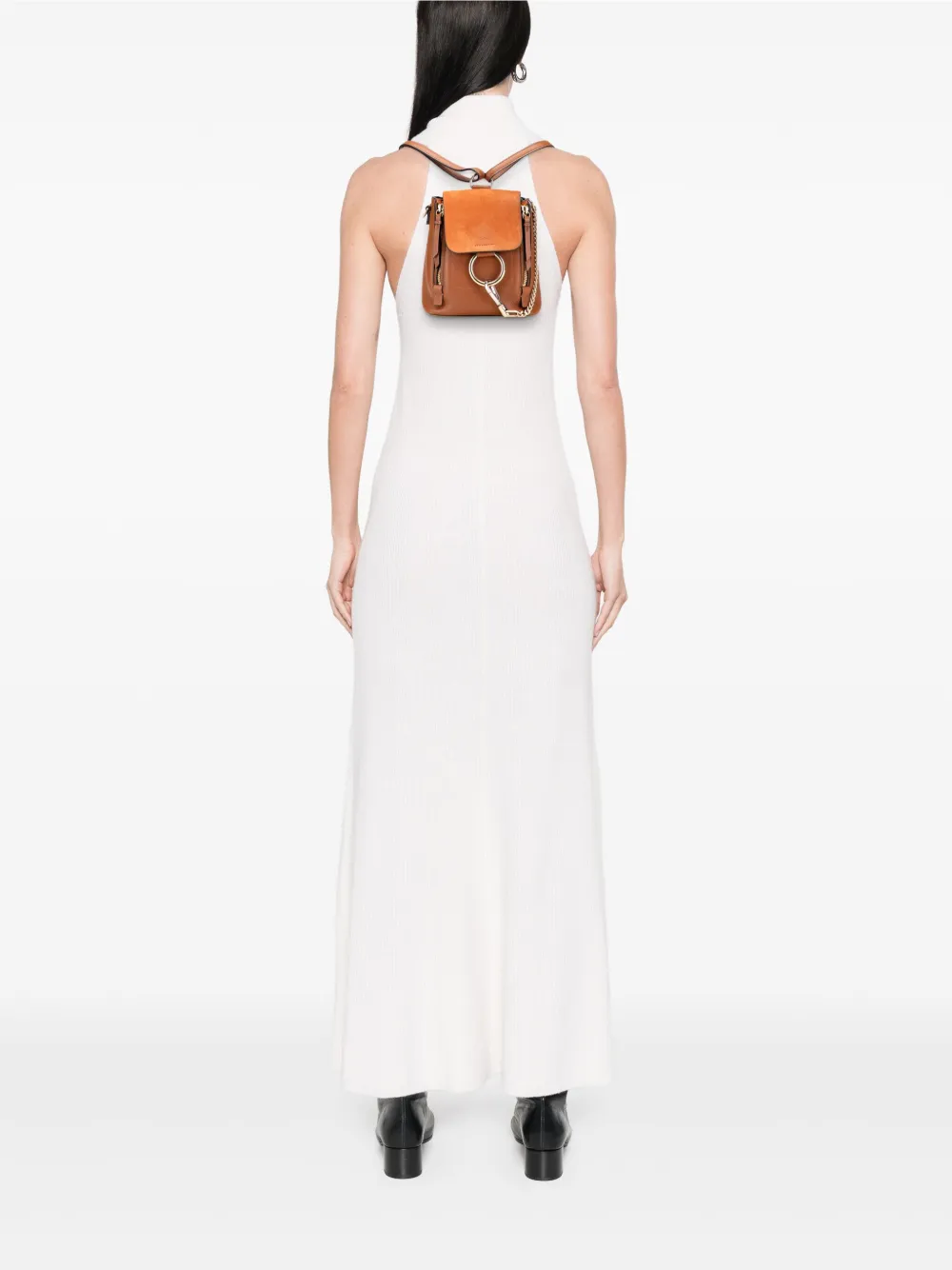 Chloé Pre-Owned 2015 Mini Calfskin and Suede Faye backpack | Pre-Owned | Image 2