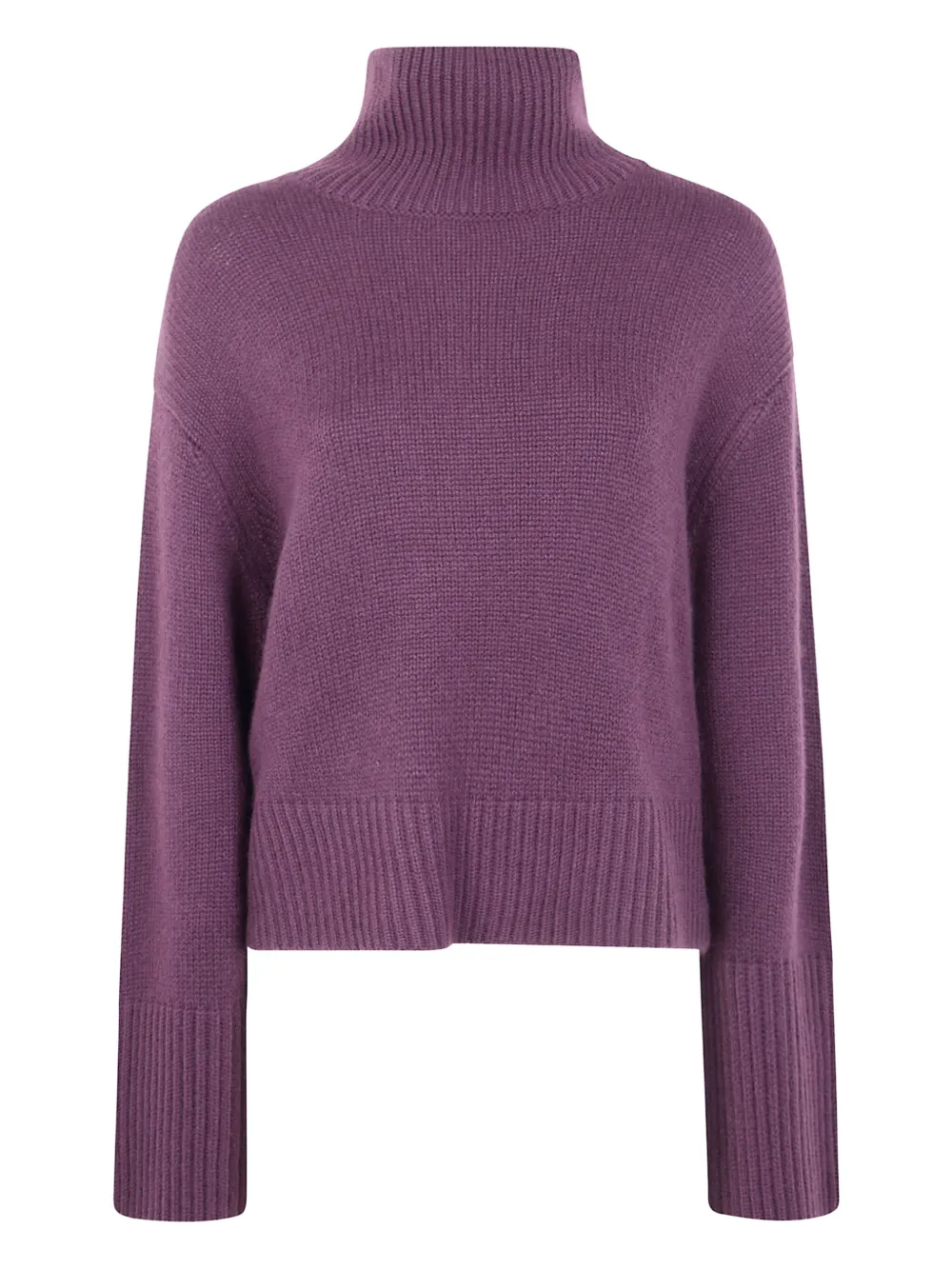 Lisa Yang turtleneck cashmere sweater | Purple | Image 1
