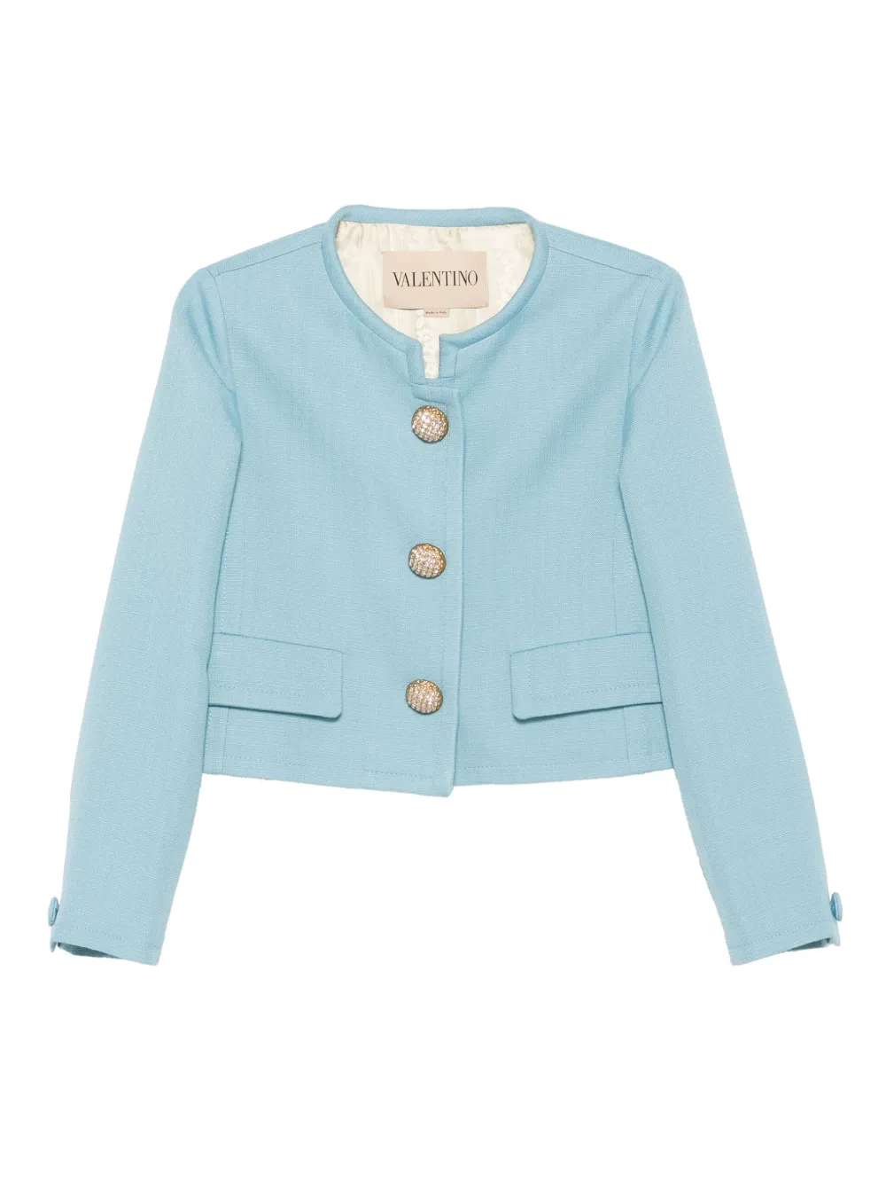 Valentino Garavani embellished button jacket | Blue | Image 1