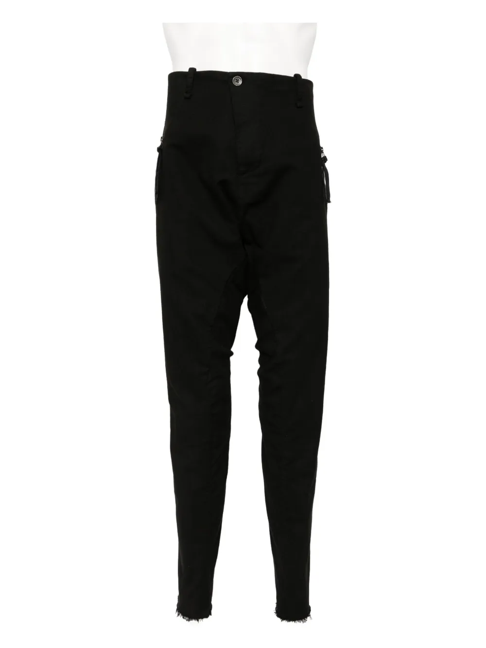 Masnada drop-crotch trousers | Black | Image 1