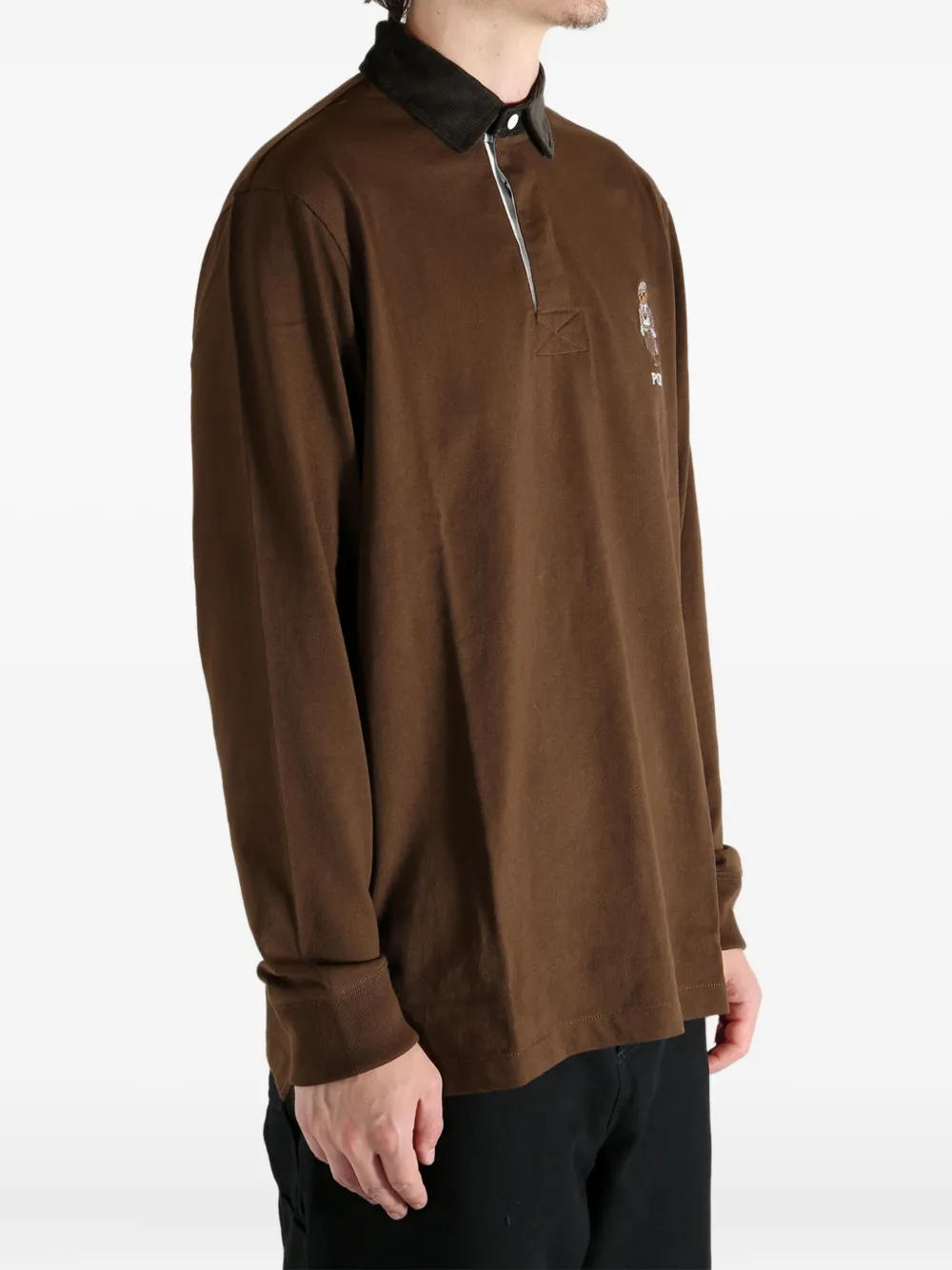 Polo Ralph Lauren bear-embroidered rugby polo shirt Bruin