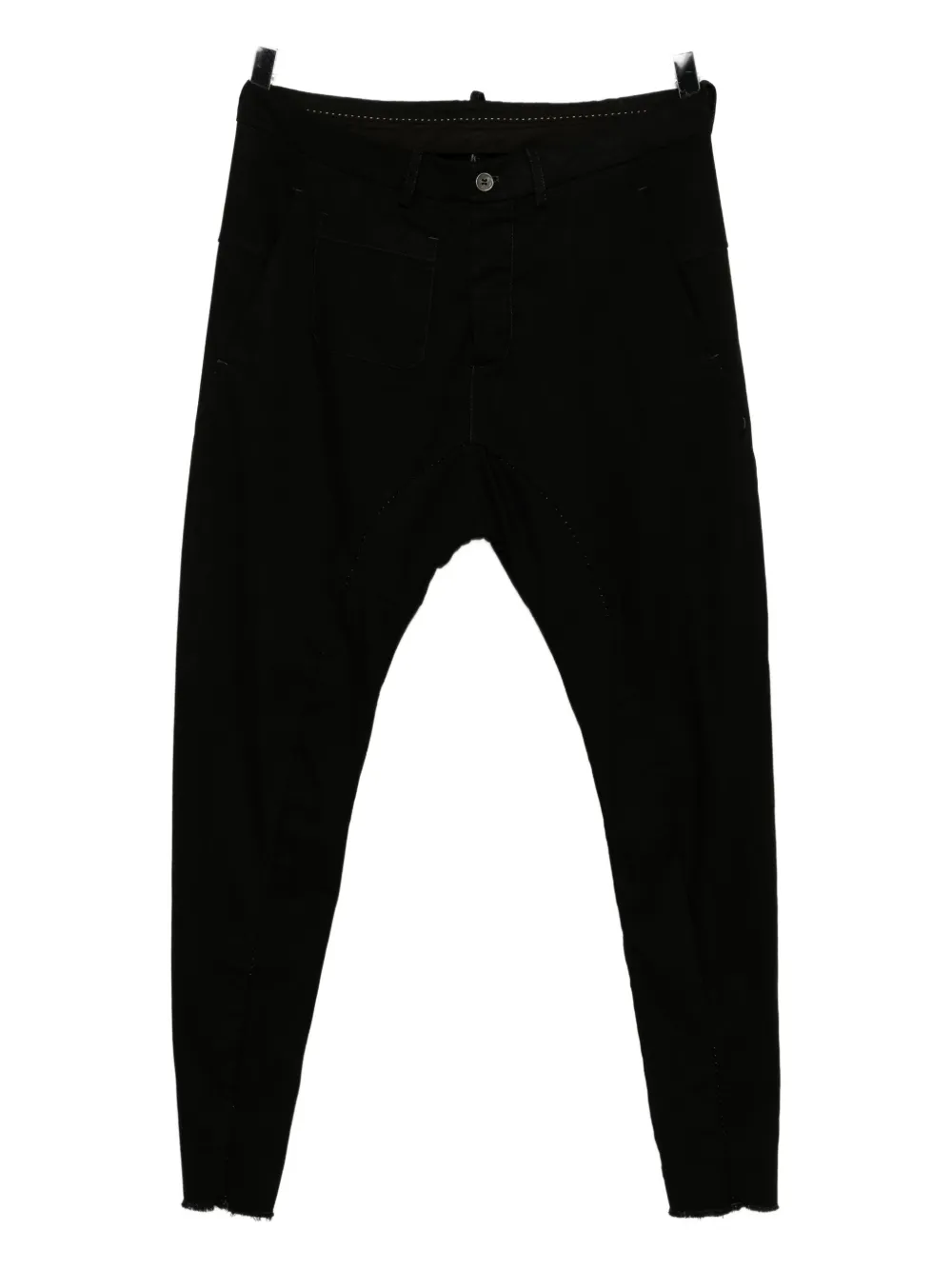 Masnada drop-crotch trousers | Black | Image 1