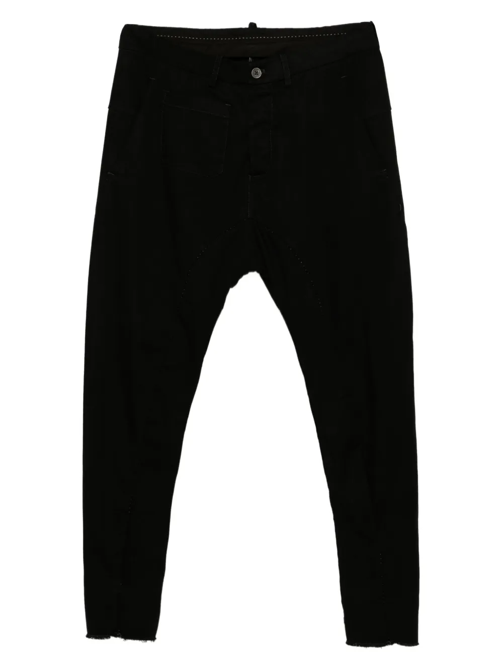 Masnada drop-crotch trousers | Black | Image 1