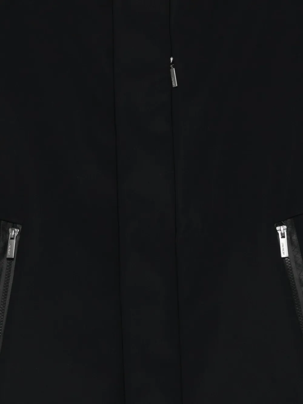 RRD hooded zip-fastening coat Zwart