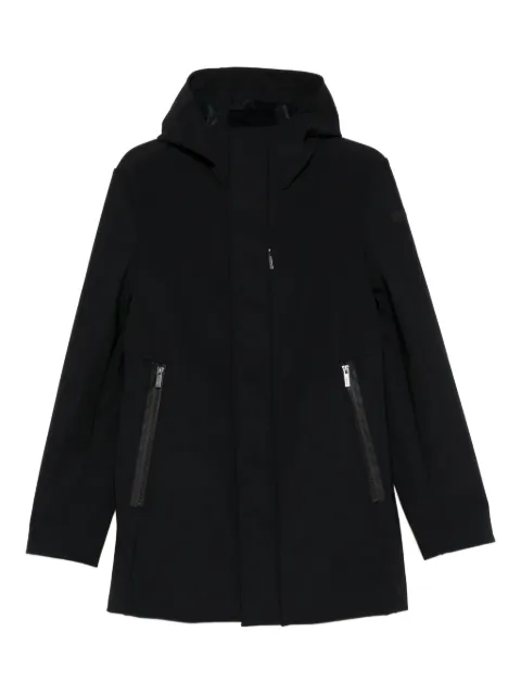 RRD hooded zip-fastening coat