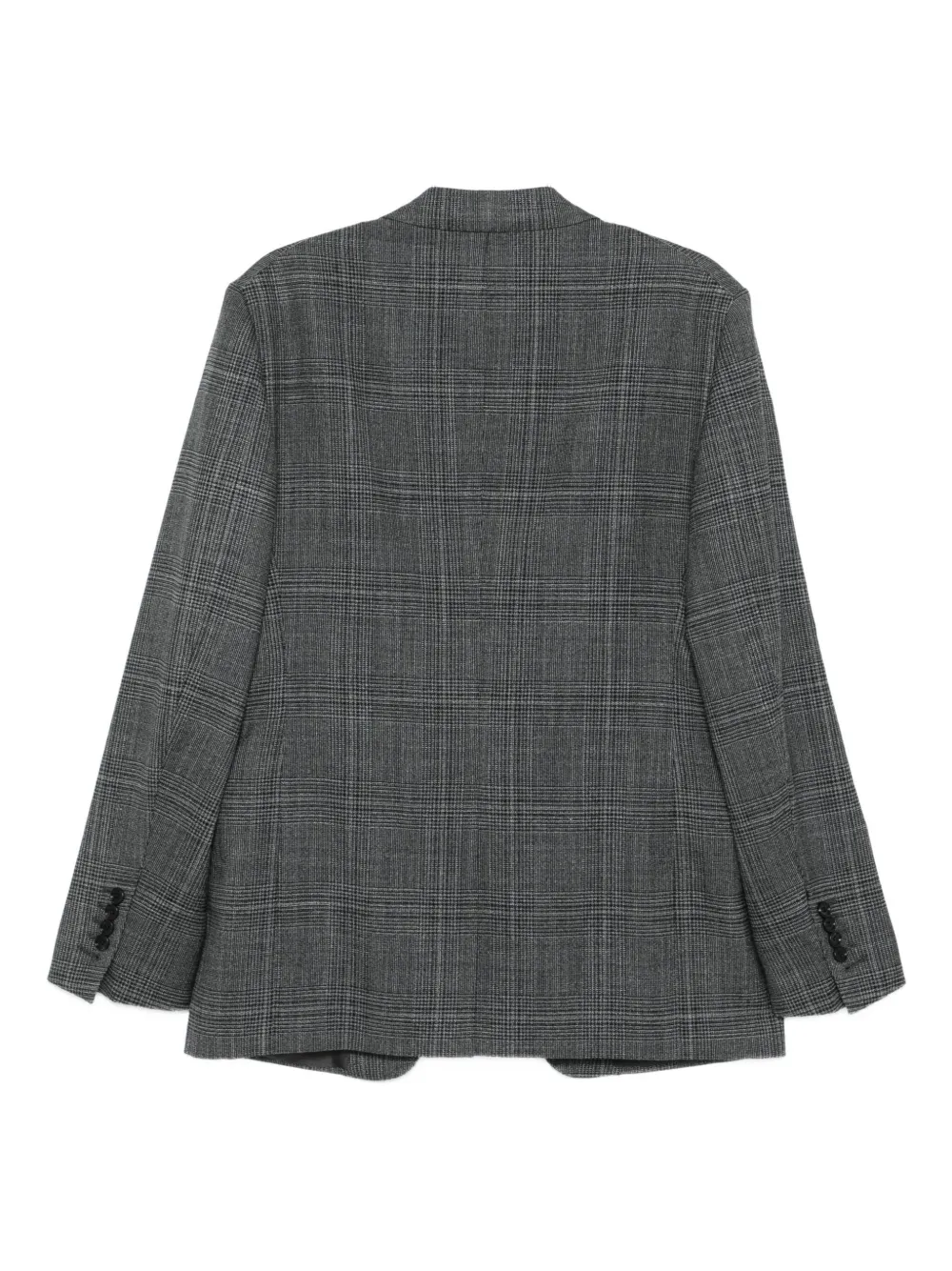 Tom Ford Checked Blazer In Gray