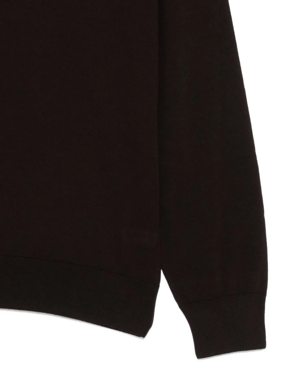 Piacenza Cashmere Wool Crew-neck Sweater In Brown