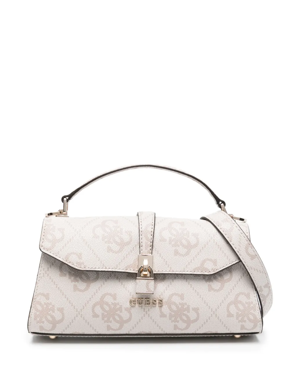 GUESS USA small logo-plaque tote bag | Neutrals | Image 1