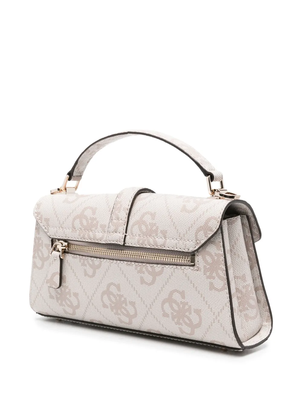 GUESS USA Shopper met logoplakkaat - Beige