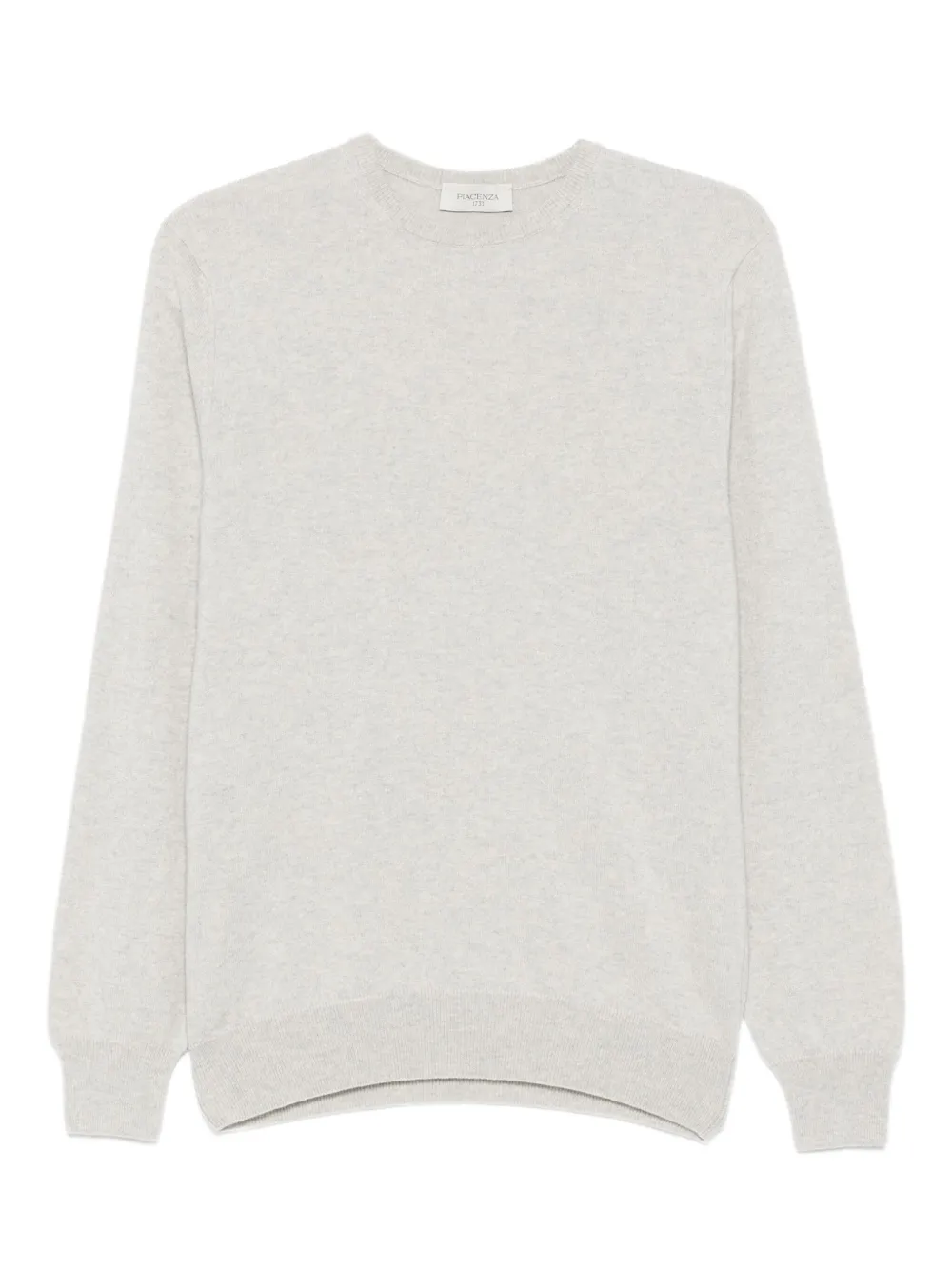 Piacenza Cashmere crew-neck cashmere sweater | Grey | Image 1