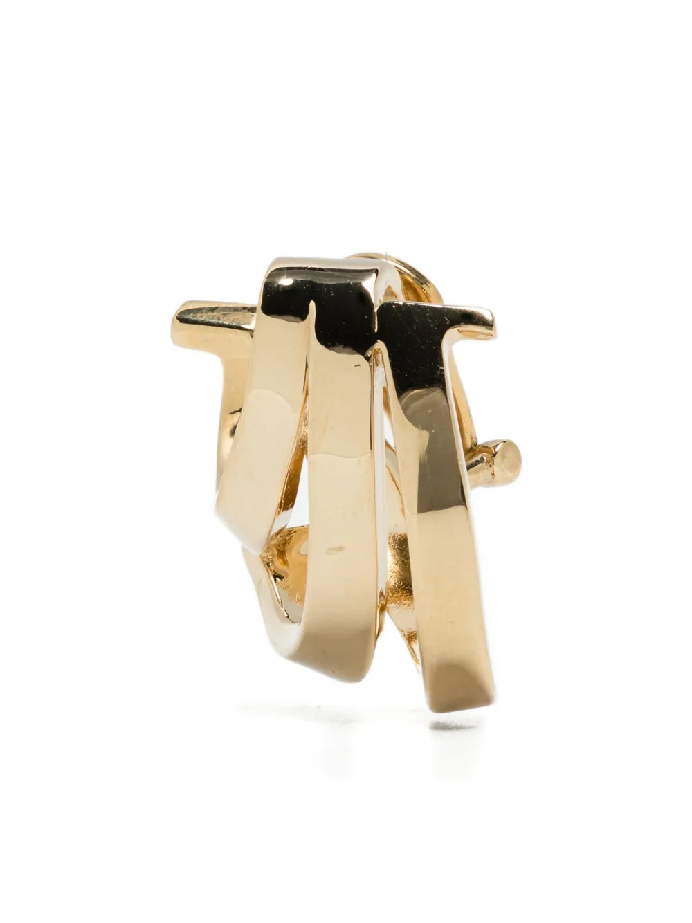 Ferragamo Swirl earrings - ゴールドトーン Ferragamo Swirl earrings - ゴールドトーン