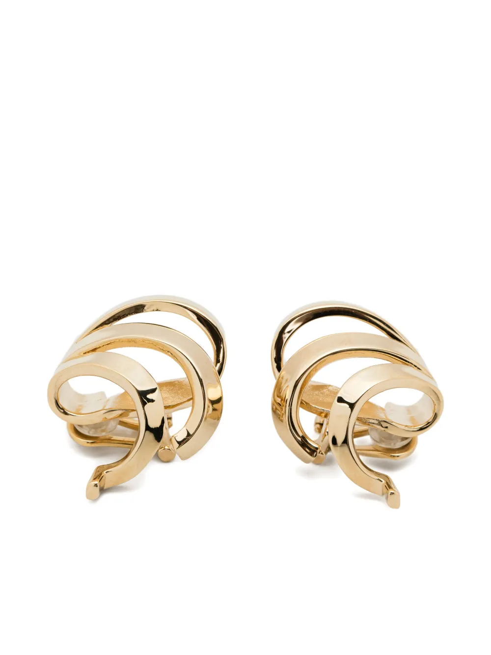 Ferragamo Swirl oorbellen - Goud