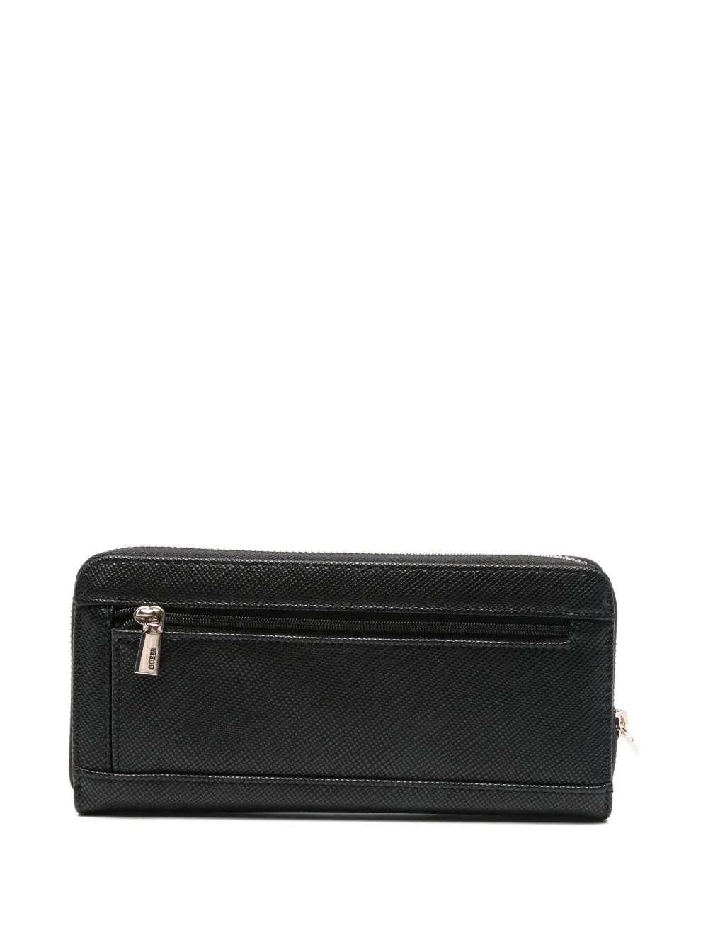 GUESS USA Maxi Laurel portemonnee met logoplakkaat - Zwart
