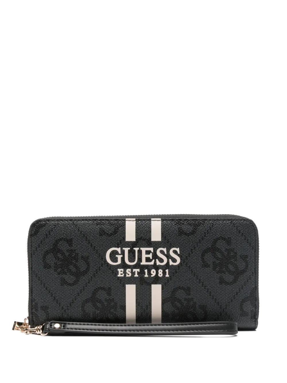 GUESS USA Laurel ファスナー財布 - ブラック GUESS USA Laurel ファスナー財布 - ブラック