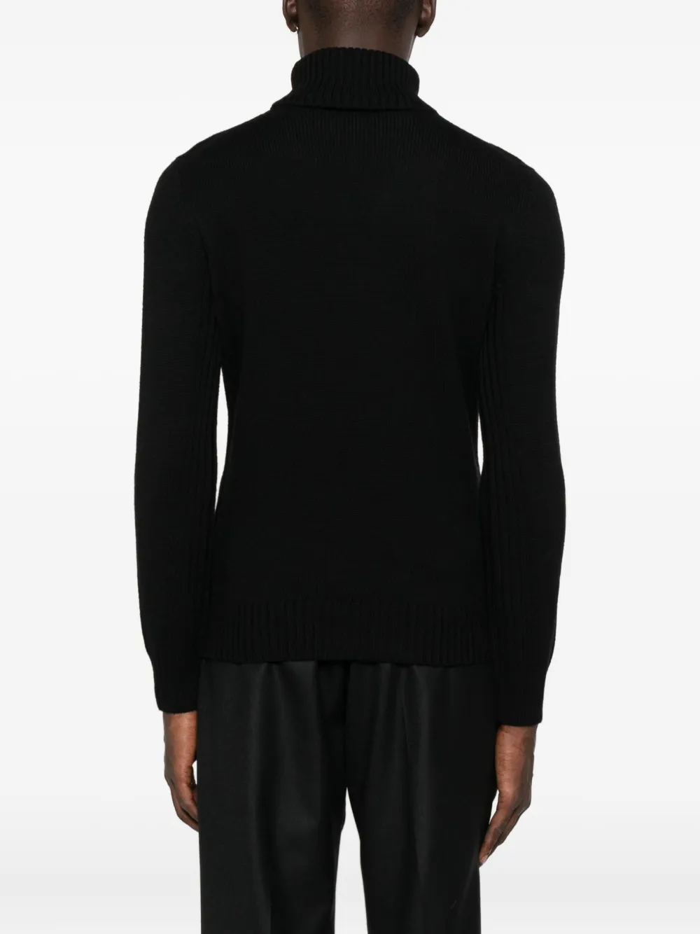Kangra turtleneck wool sweater Zwart