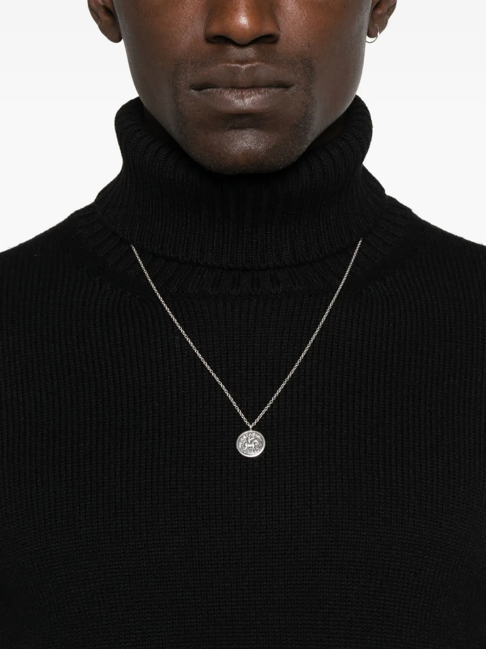Kangra turtleneck wool sweater Zwart