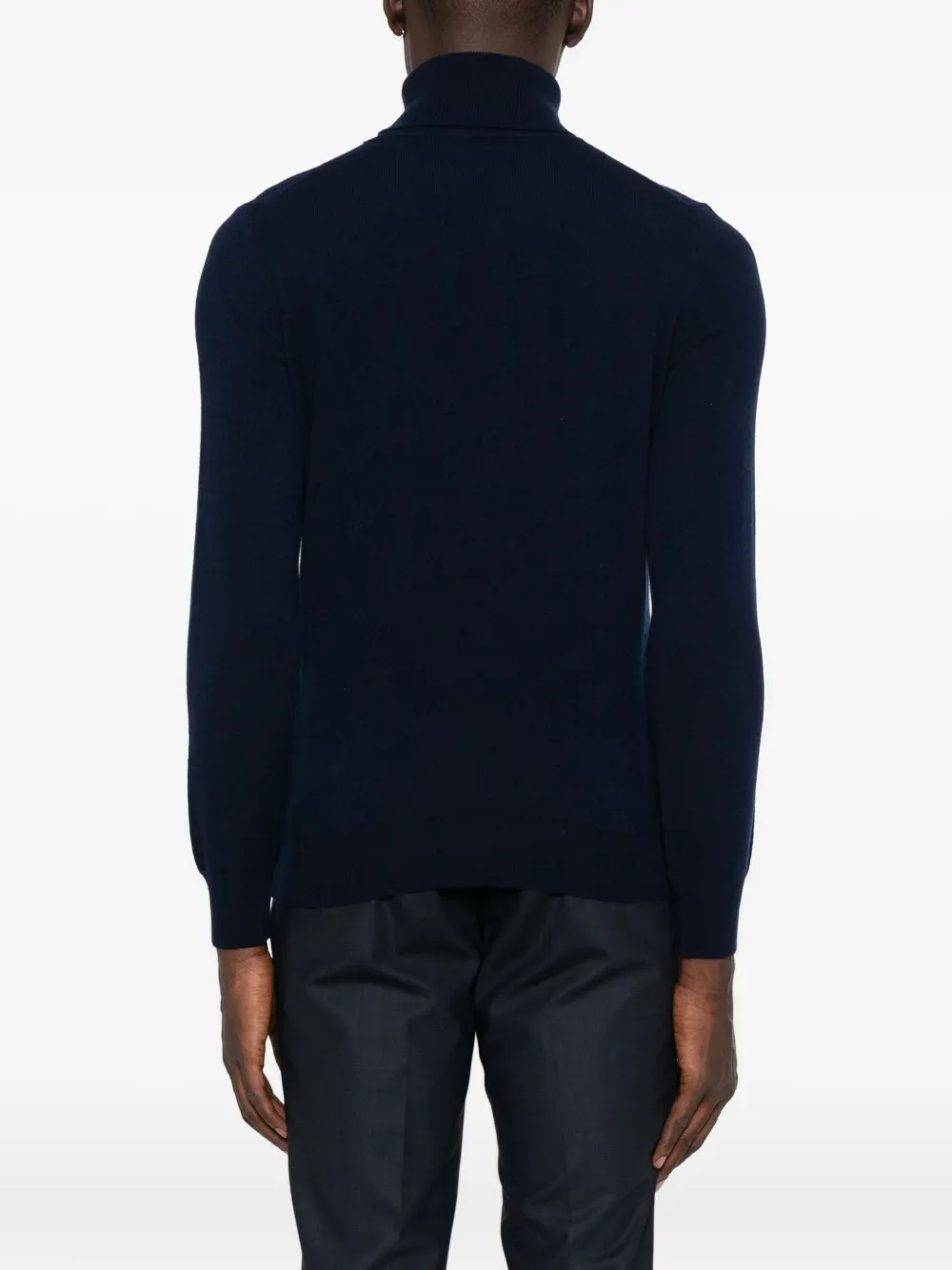 Kangra turtleneck long-sleeve sweater Blauw
